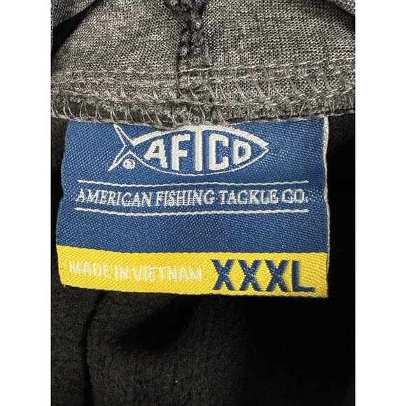 AFTCO Big Guy Reaper Sweatshirt Hoodie Men’s 3XL Charcoal Grey Fishing Outdoor - Picture 10 of 16
